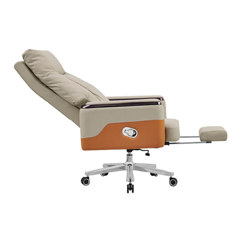 Ghế giám đốc cao cấp ngả lưng có gác chân bọc da công nghiệp: SG - 3803 - $hienthicat